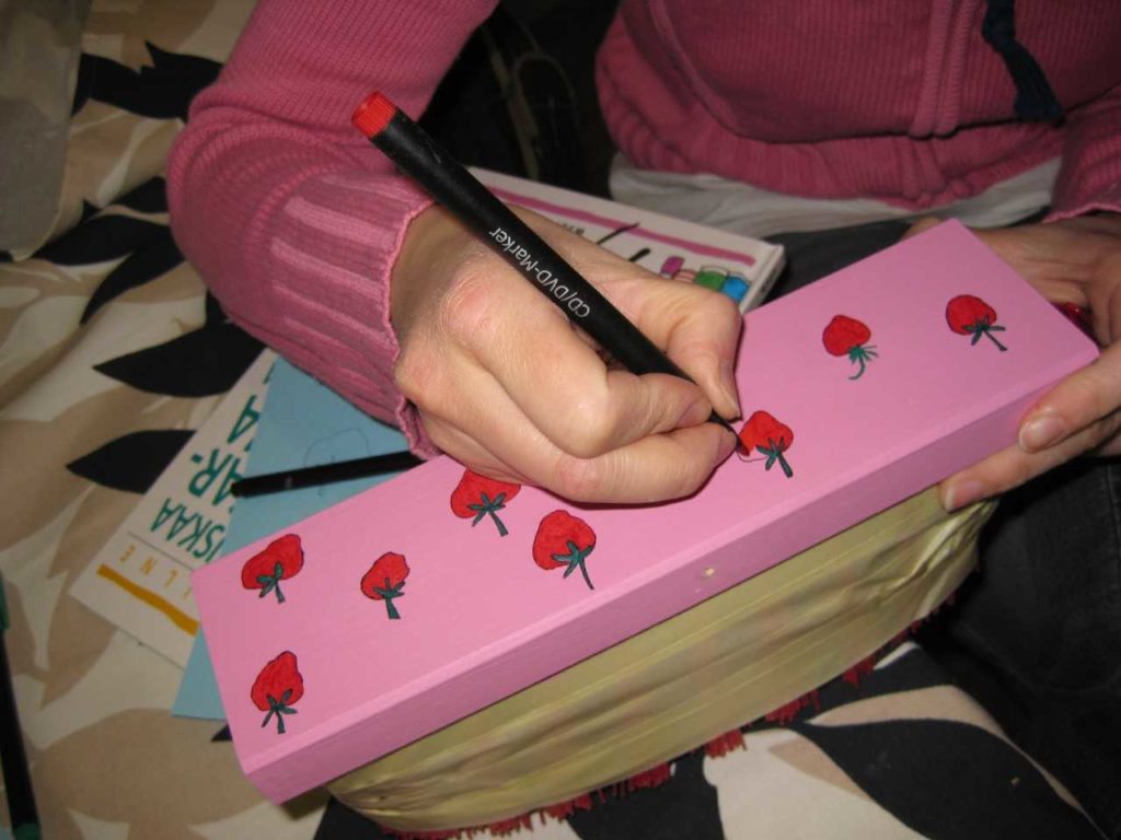 Maalataan mansikoita