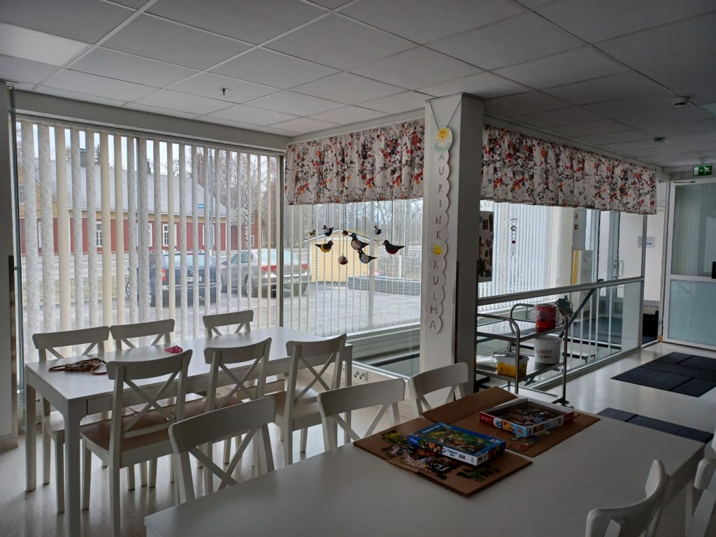 Onnikoti Aurinkokulma, ruokailutila