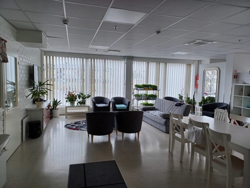 Onnikoti Aurinkokulma, olohuone