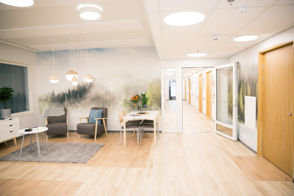 Onnikoti Marian avarat sisätilat