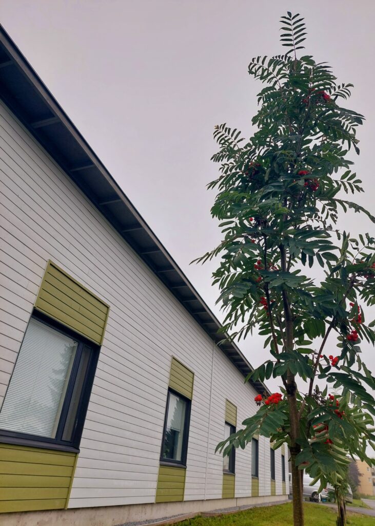 Onnikoti Toukolan rakennus