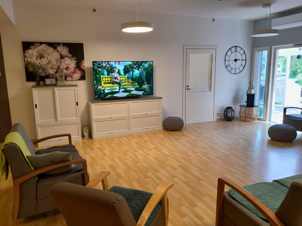 Onnikoti Ranta yksikkö sisältä päin.