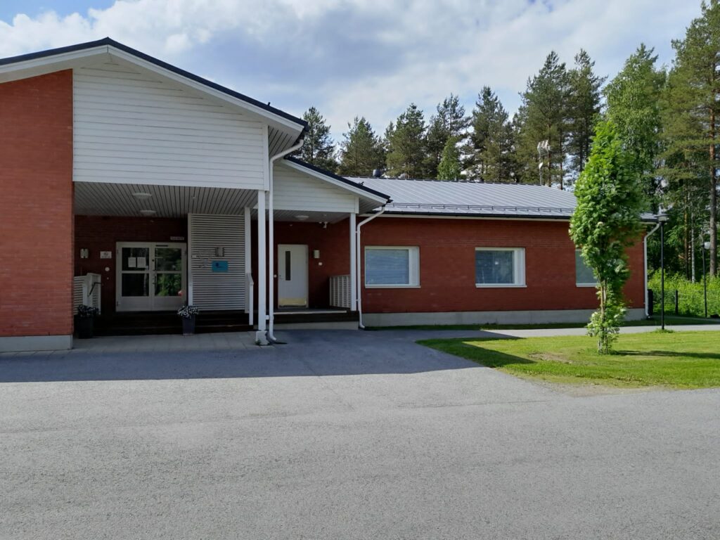 Onnikoti ranta sisäänkäynti ulkoa päin.