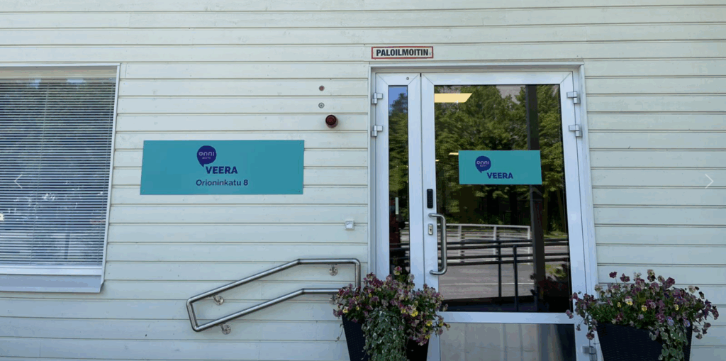 Onnikoti Veeran sisäänkäynti