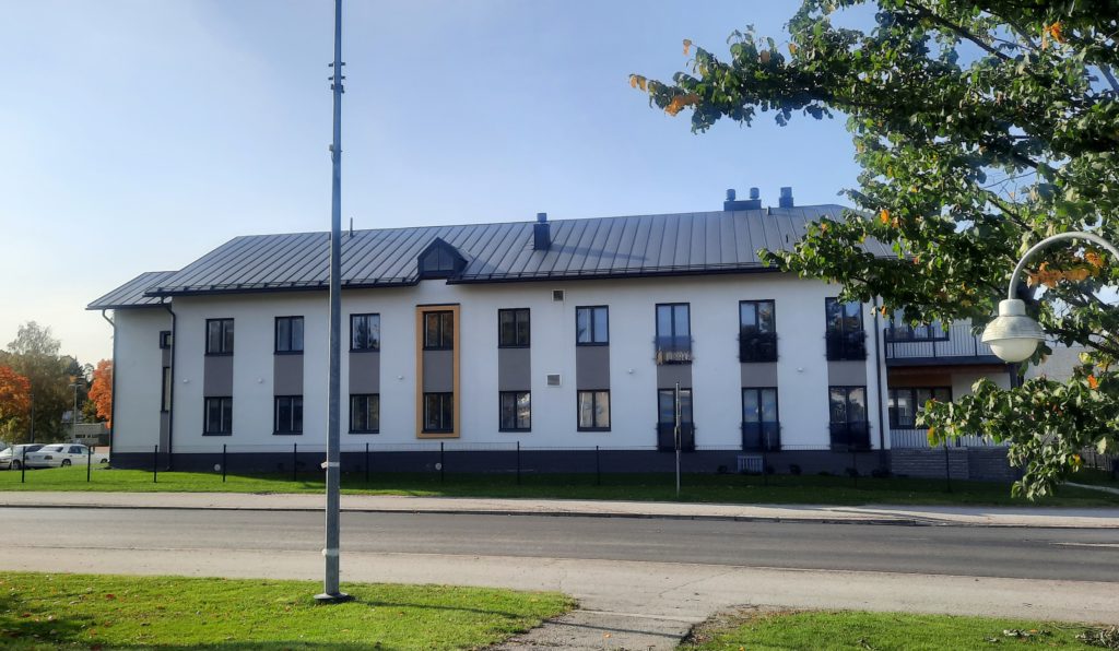 Onnikoti Aurinkolinnan rakennus